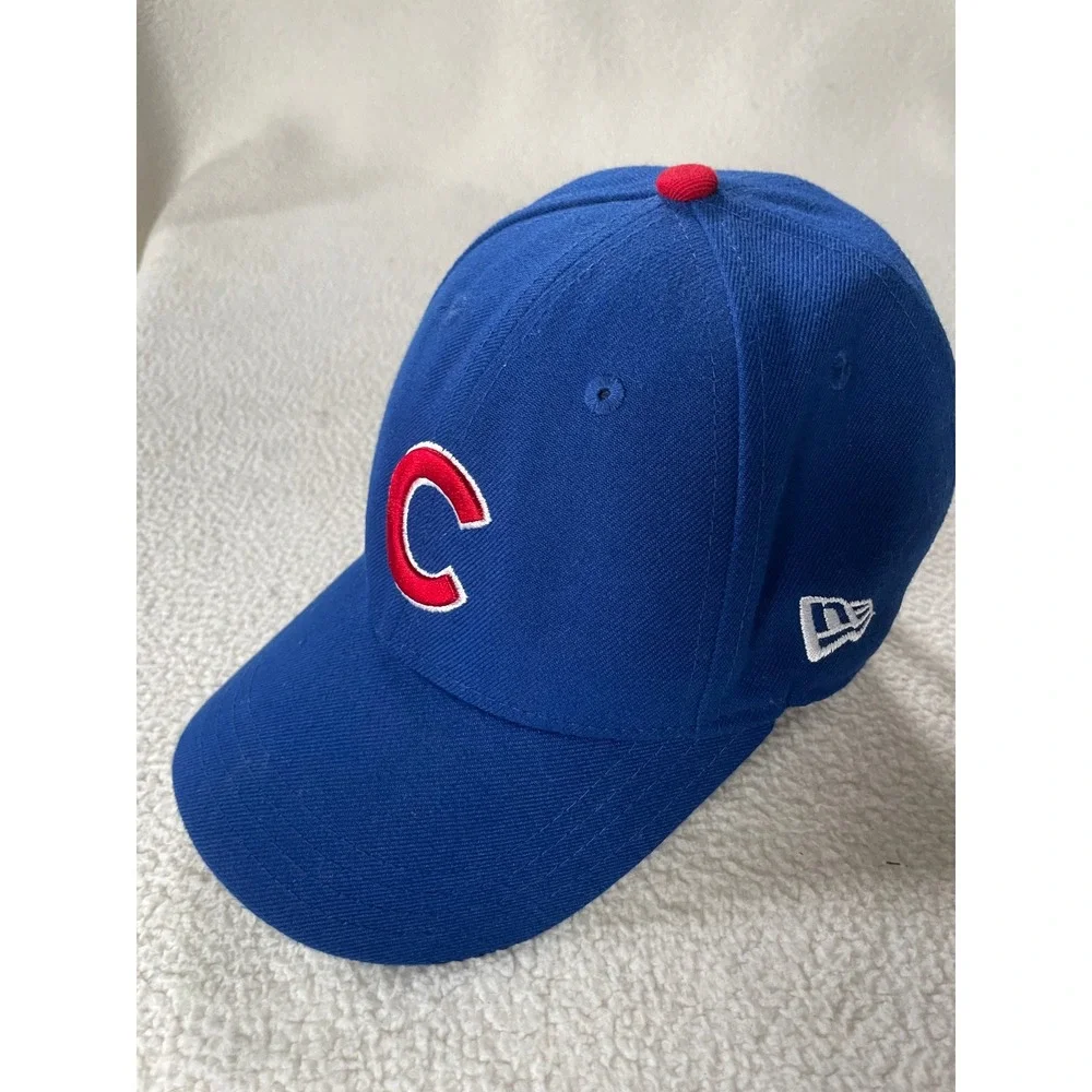 New‎ Era Youth OSFM Baseball Hat Blue Chicago Cubs MLB 9FORTY Adjustable Cap